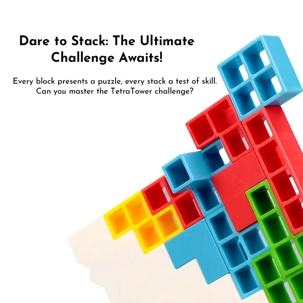 TetraTower™ Stacking Game (25% OFF) – Homented